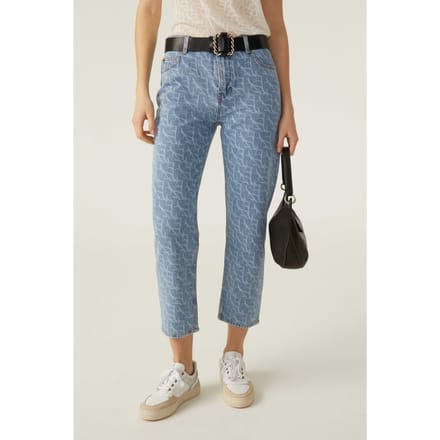 BA&SH Jeans Meva Lightusedblue Taglia: L | Pantaloni Outlet | Donna | Blu