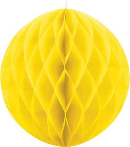Honeycomb Bal Geel 30cm