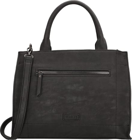 Beagles Cabrera Handtas Dames - Schoudertas met verstelbare schouderband - Tas van Imitatieleder - Zwart