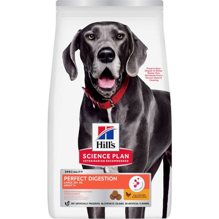 2 x 14 kg Adult Perfect Digestion Large Breed Hill's Science Plan Hondenvoer