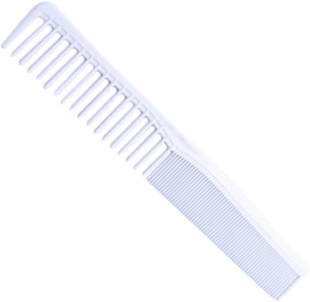 Kapperskam Set - Styling Kam - Haar Knippen - Dubbelzijdig Ontwerp - 17.5 cm - Wit