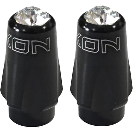 Bouchon van ventiel in 6061-aluminium met swarovski-kristal XON Presta (x2)