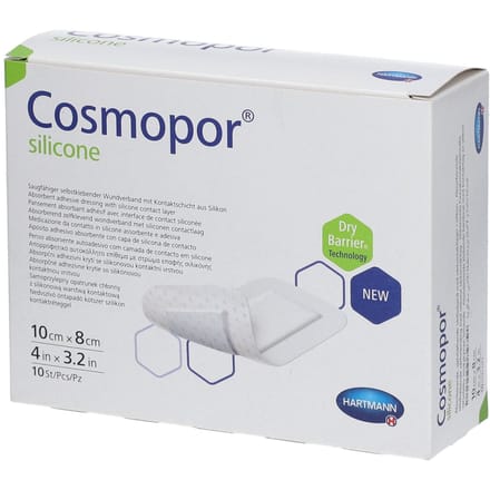 Hartmann Cosmopor® Silicone 10 x 8 cm 901107 Overige