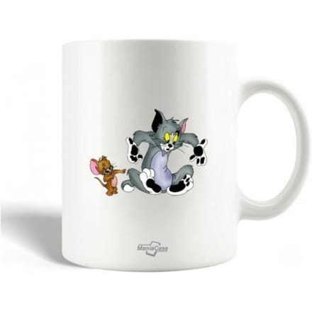 Keramische Mok - Tom en Jerry - Anker - 30cl - Vaatwasmachinebestendig - Wit