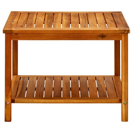 vidaXL - Salontafel - 60x60x45 - cm - massief - acaciahout
