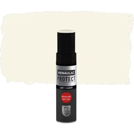 Renaulac Houtlak Protect - Hoogglans - Crèmewit Ral 9001 - 12ml