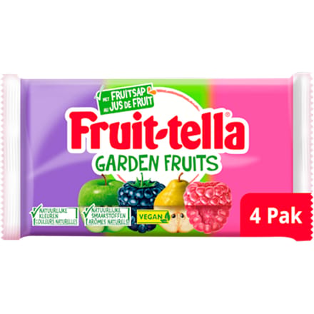 Garden fruits vegan 4-pack