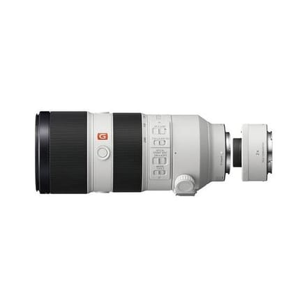 SEL 70-200mm f/2.8 GM OSS + SEL-20TC 2,0x teleconverter  Sony FE-vatting
