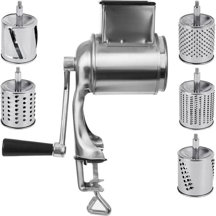 Orion - Raspapparaat - Roestvrij Staal - 6-delig - Ergonomisch - Stabiliteit