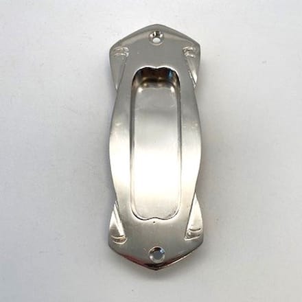 Schuifdeurgreep Nikkel 108x38mm