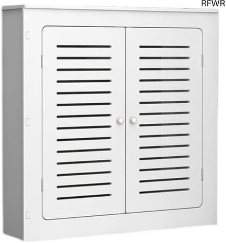 RFWR® Moderne Houten Radiatorafdekking met 2 Deuren