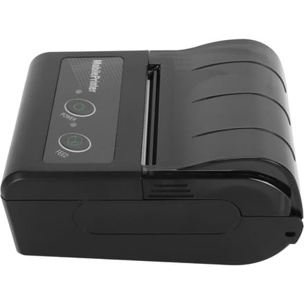 Mini-imprimante thermique POS 58 mm, imprimante de poche Bluetooth pour reçus, pour téléphones portables US Plug gray