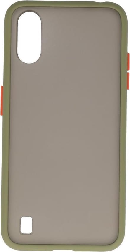 Hardcase Backcover voor Samsung Galaxy A01 Groen