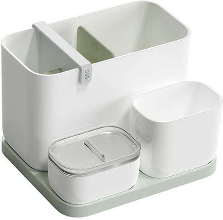 EKO - Bento Badkamer Caddies Set - Kunststof - Wit