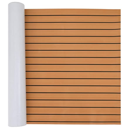 vidaXL - Bootmat - Bruin - en - zwart - 240 - x - 90 - cm - EVA
