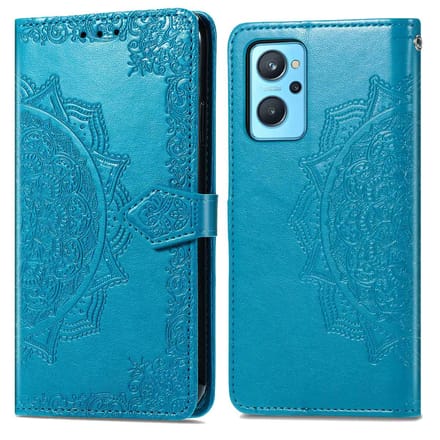 imoshion Hoesje - Geschikt voor Oppo A96 - Mandala Bookcase - Turquoise