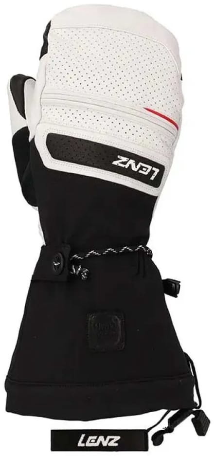 Lenz 9.0 Finger Cap Handschoenen Wit,Zwart S Vrouw