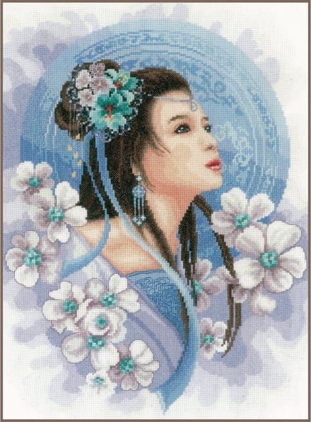 Lanarte - Telpakket kit - Asian lady in blue - PN-0169168