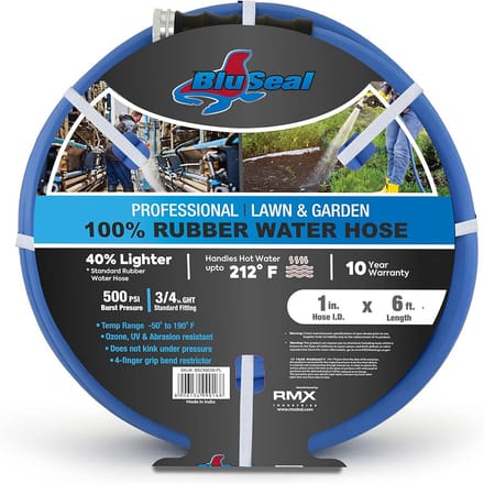 Ultralichte rubberen tuinslang 25 ft - 500 PSI, zeer sterk en flexibel, weerbestendig