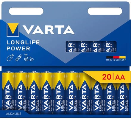 Varta Longlife Power AA 20 stuks