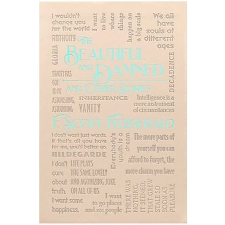 The Beautiful And Damned And Other Stories - Word Cloud Classics - F. Scott Fitzgerald