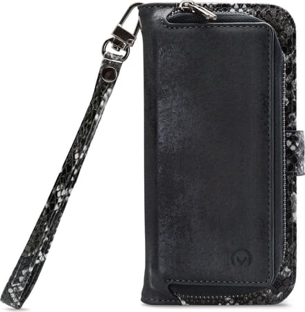 Mobilize - Geschikt voor 2in1 Gelly Zipper Case Samsung Galaxy A21s Black/Snake