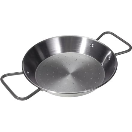Stalen paella schaal Lacor 20 cm
