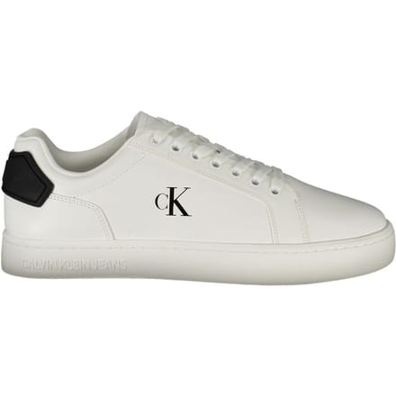 Calvin Klein Bianco Poliurethaan Heren Sneaker