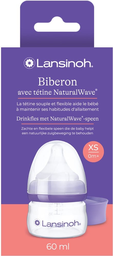 Lansinoh Fles met Natural Wave® Speen - 60 ml