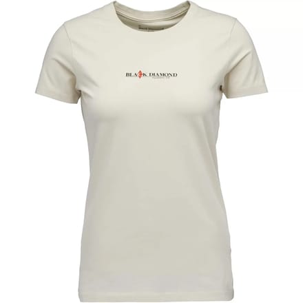 Dames-T-shirt Black Diamond Heritage Wordmark