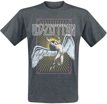 Led Zeppelin T-shirt - Icarus Colour - S tot XL - voor Mannen - donkergrijs