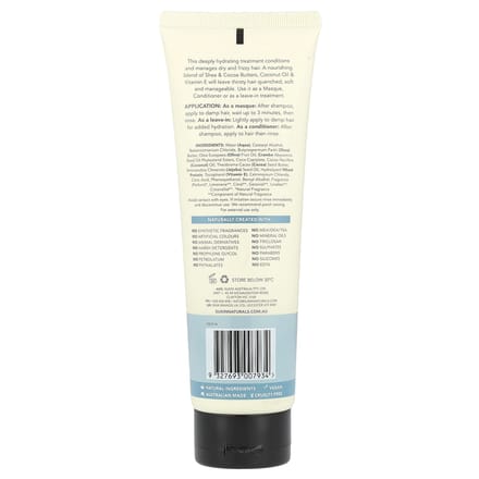 Soin capillaire, Masque capillaire hydratant et régénérant, Types de cheveux secs, 6,76 fl oz (200ml) white