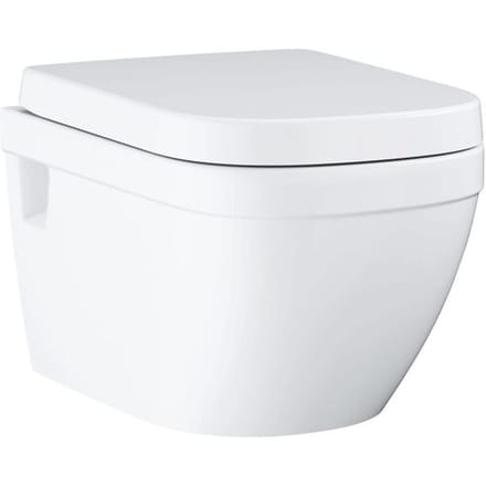 Grohe Euro Keramik Set wall-hung WC rimless, horizontal outlet, for concealed cistern 39703000