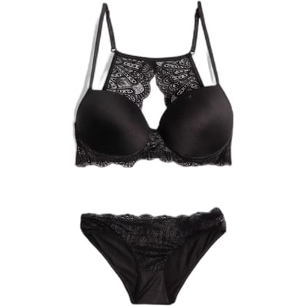 Push-up bh en golvende slip voor dames Admas