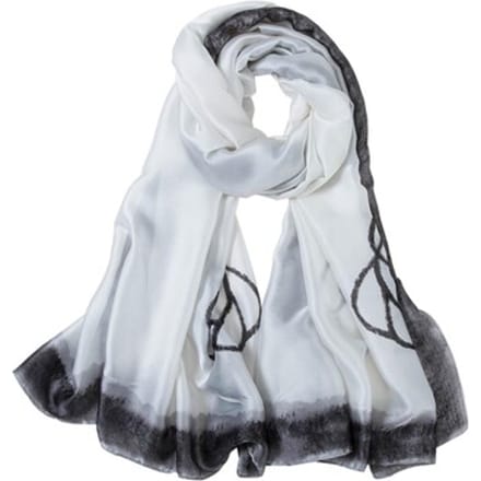 Sjaal Alberto Cabale Zijden Stola White Florina