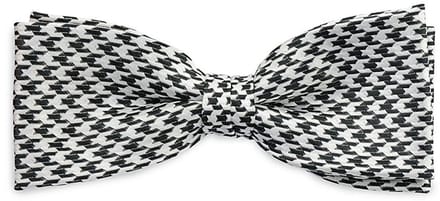 Sir Redman - Strikken - strik Holly Houndstooth - zwart / wit