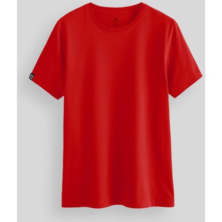 Heren Katoen Elasthaan Ronde Hals T-Shirt