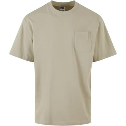 Urban Classics - Tall Pocket Heren T-shirt - M - Grijs