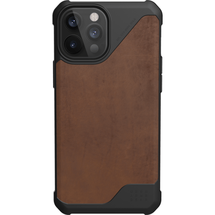 UAG Metropolis LT Backcover voor de Apple iPhone 12 Pro Max - Leather Brown