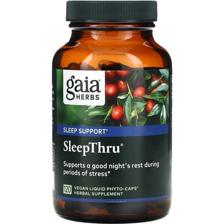 Gaia Herbs, SleepThru, capsules végétales liquides phyto-capsules, 120 comprimés
