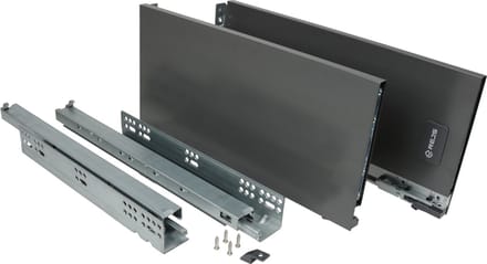 Strong Max Softclose, ladehoogte 185 mm Antraciet