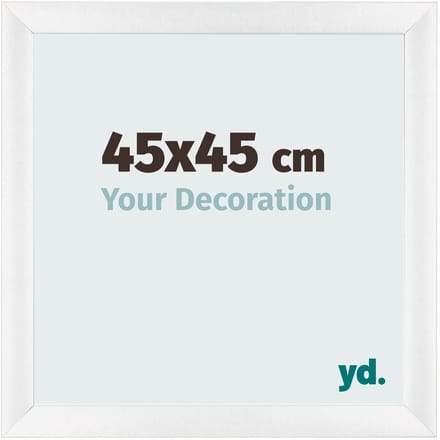 Your Decoration - Fotolijst 45x45 cm - MDF - Wit Hoogglans - Pisa