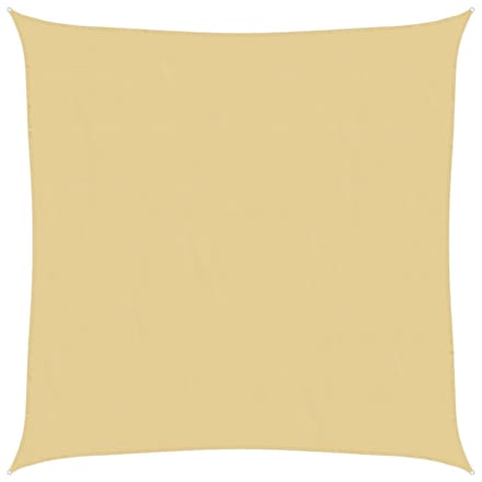 vidaXL - Zonnezeil - 2x2 - m - 100% - polyester - oxford - zandkleurig