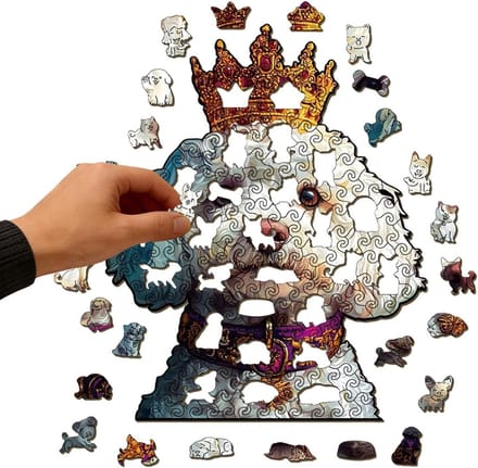 Houten Puzzel - Dieren Puzzel - Ontspanning - Decoratief - 19 x 14 cm - Niet gespecificeerd