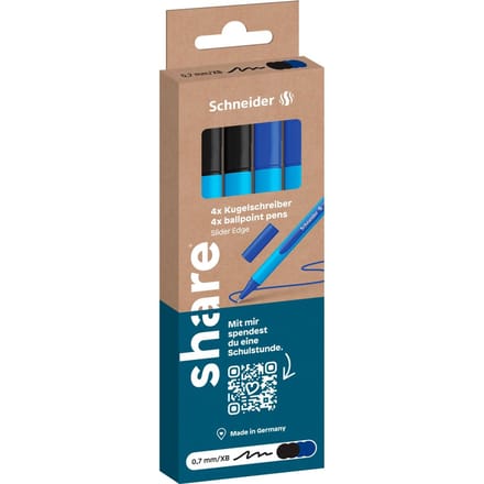 share Balpen XB, set van 4