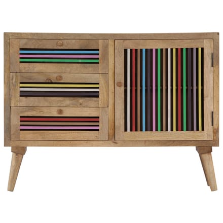 vidaXL - Dressoir - 100x30x75 - cm - massief - mangohout