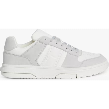 Tommy Hilfiger De Brooklyn Suède Heren Sneakers Licht Beige