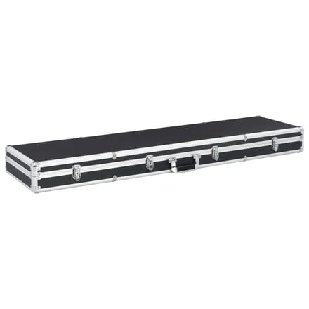 vidaXL Wapenkoffer 134x35x12 cm aluminium zwart