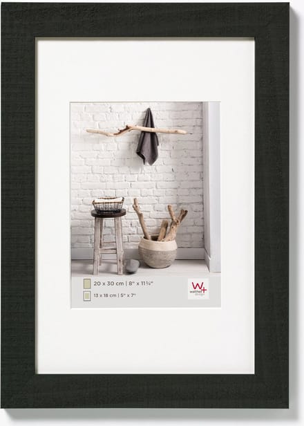 walther+ design HO430B Wissellijst Papierformaat: 24 x 30 cm Zwart