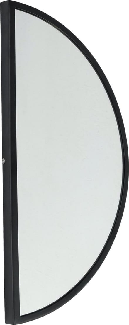 LOFT42 Mirror Spiegel Half Rond - Zwart - Metaal - 60x31